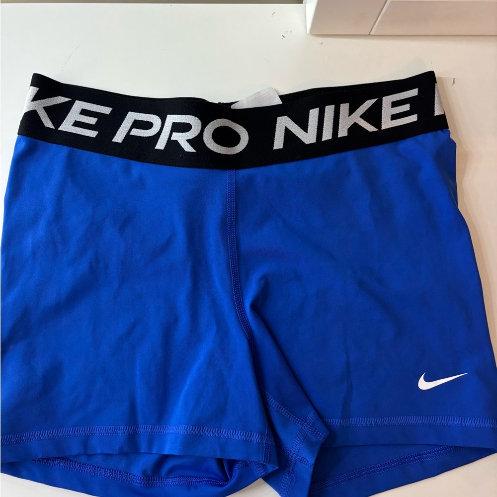 Nike Pro Dri-FIT Blue Shorts